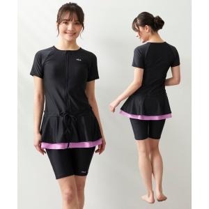 レディース セパレート水着 半袖