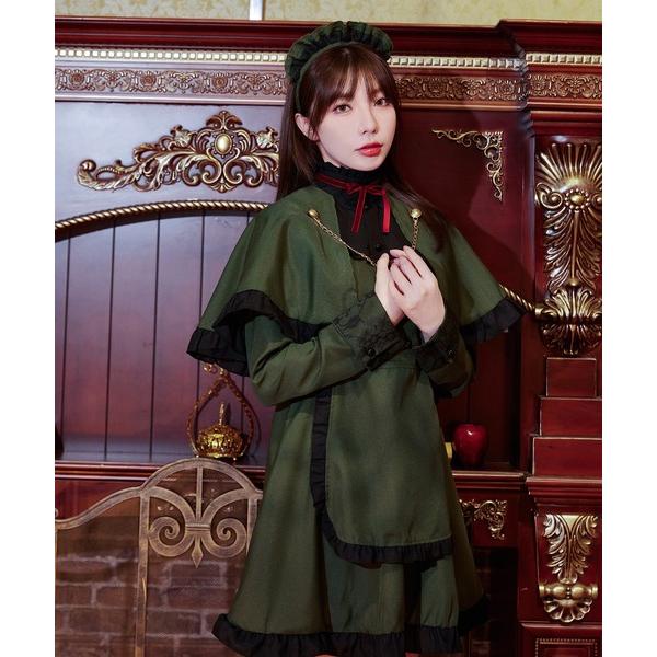 コスプレ 「 洋館メイドミニ 」 ハロウィン コスプレ 衣装 メイド メイド服 洋館メイド 仮装 大...