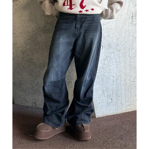 ジーンズ バックナンバリングデニム メンズ レディース
