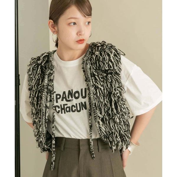 tシャツ シアープリントBIG TEE レディース