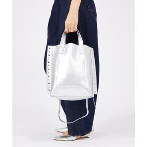 トートバッグ 「cheek /チーク」rivet 2way tote/リベット2way トートバッグ/ユニセックス メンズ レディース