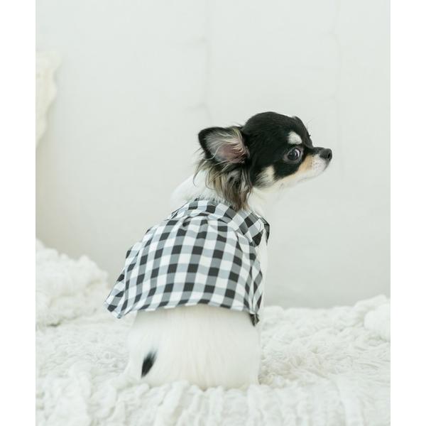 犬 服 ギンガムチェックワンピース・ロンパース