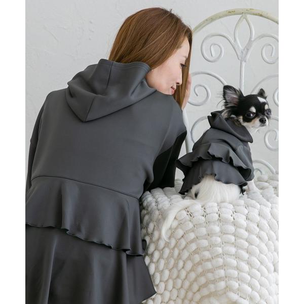 犬 服 バックフレアZIPパーカー(セット)