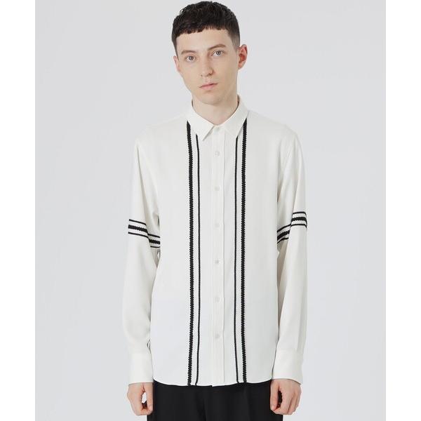 シャツ ブライトコードトリミングシャツ メンズ