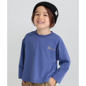 tシャツ ワンポイント刺繍長袖Tシャツ　ロンＴ キッズ 子供服 男の子 女の子