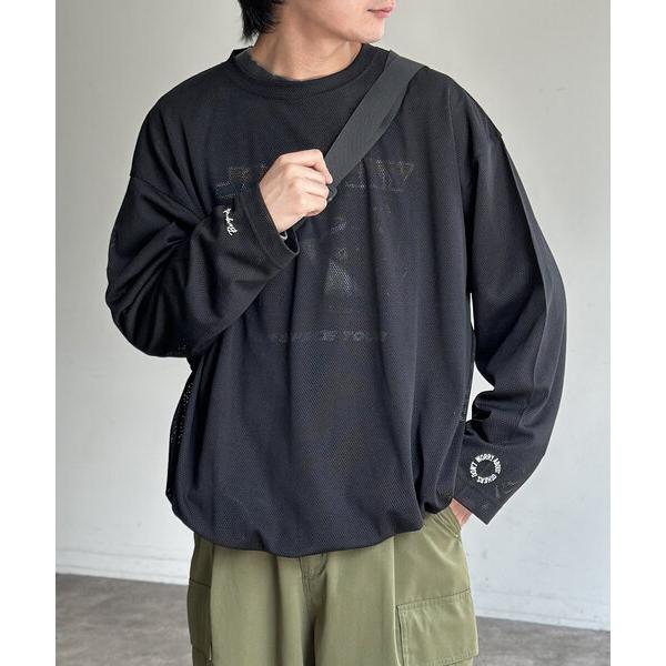 tシャツ メッシュスピンドルロンT レディース メンズ