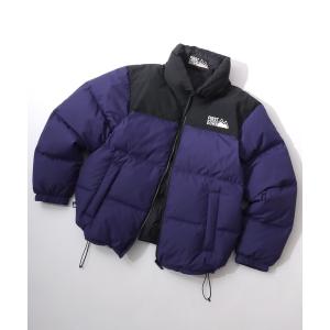 ダウンジャケット ダウン FIRST DOWN/ファーストダウン BUBBLE DOWN JACKET/バブルダウンジャケット/2WAYリバーシブル