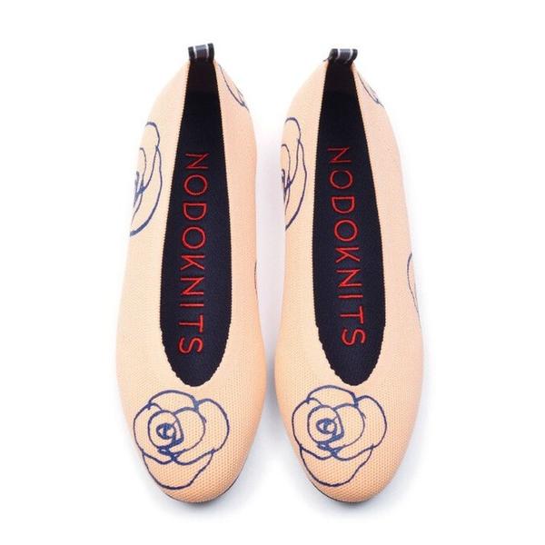 パンプス ROUND FLATS MINI ROSE PEACH