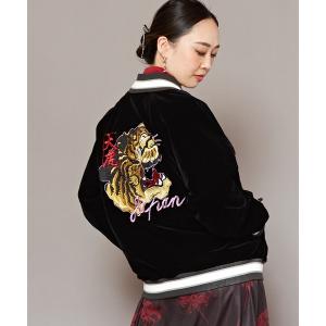 スカジャン 「カヤ」着る、NIPPON ART「カヤジャン」浮世絵×スーベニアジャケット メンズ レディース
