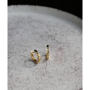 ピアス 「silver925」ミラーカット フープピアス「金属アレルギー対応」 レディース メンズ