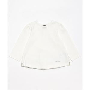 tシャツ 「オーガニック」バックフリル長袖T キッズ 子供服 女の子