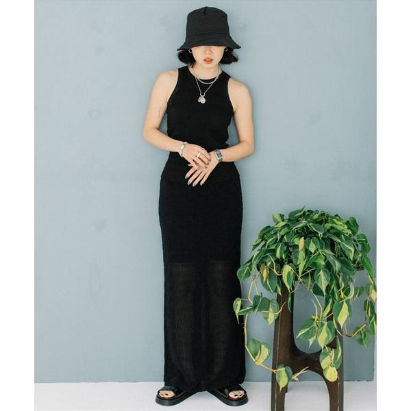 スカート checker flag knitting SK