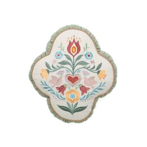 Francfranc（フランフラン） 収納 フリル ティッシュカバー ブルー