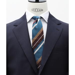 【新品、未使用】Holiday & Brown オーバル柄ジャカードネクタイ Holliday & Brown ネクタイ ＆ (ホリデー ブラウン) ジャカード