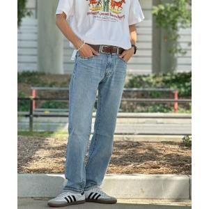 ジーンズ Levi's(リーバイス)「メンズ」「505」セルビッジデニムパンツ ストレート メンズ