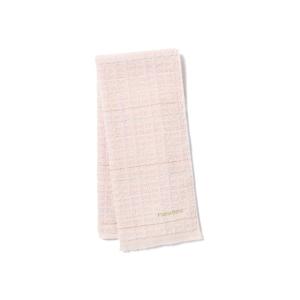 タオル 抗菌防臭 ツイードパターン フェイスタオル ピンク
