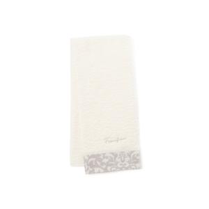 タオル 抗菌防臭アカンサスフェイスタオル アイボリー