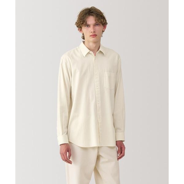 シャツ 「MUJI Labo」紳士　起毛ツイルレギュラーカラーシャツ メンズ レディース
