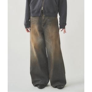 ジーンズ RUST WIDE DENIM PANTS メンズ レディース