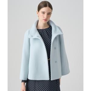 コート アウター ウールビーバーショートコート レディース