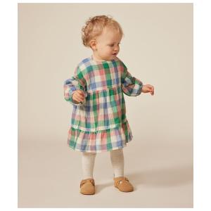 PETIT BATEAU（プチバトー） ワンピース ダブルガーゼワンピース