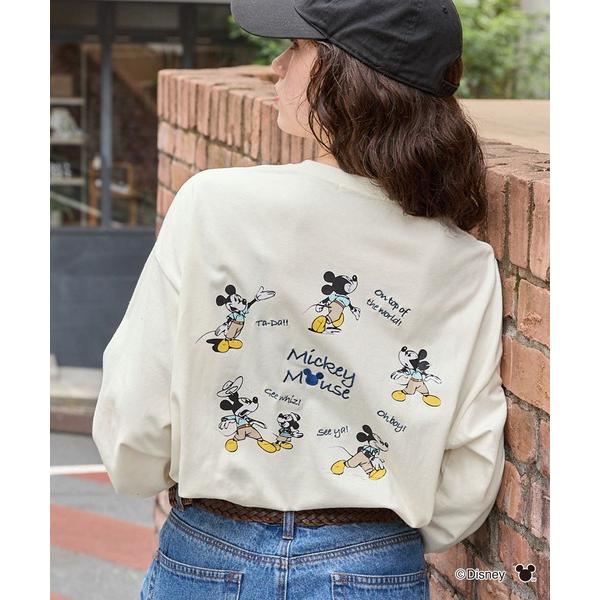 tシャツ 「Disney」別注 / ミッキーマウス / オールドグラフィックプリントTシャツ レディ...