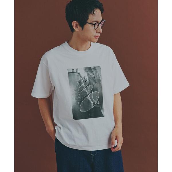 tシャツ TATSURO YASUI  フォトプリントTシャツ メンズ