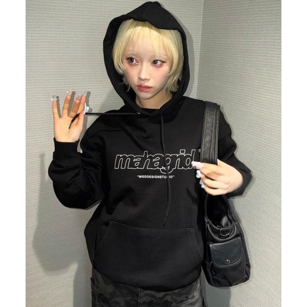 パーカー 「mahagrid/マハグリッド」THIRD LOGO HOODIE/サードロゴ プルオー...