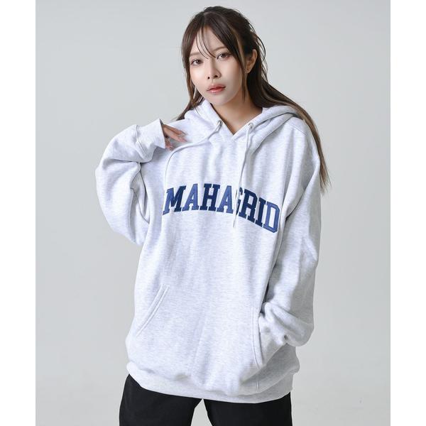 パーカー 「mahagrid/マハグリッド」VARSITY LOGO HOODIE/バーシティーロゴ...