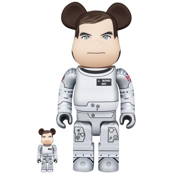 フィギュア BE@RBRICK 007 James Bond ”MOONRAKER” 100％ ＆ ...