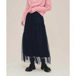 スカート 「eL」Dot Tull Long Skirt/147512