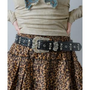 DAIYA（ダイヤ） ベルト スカルバックルチェーンベルト レディース