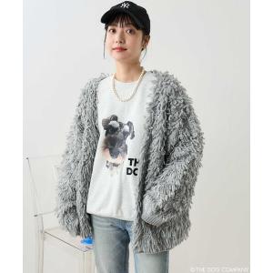 ニット セーター フリンジニットカーディガン レディース