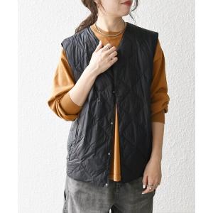 ダウンベスト ベスト 「SHIPS any別注」TAION: 「手洗い可能」リバーシブル ナイロン インナー ダウン ベスト メンズ レディース