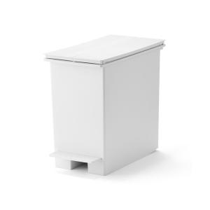 ゴミ箱 ダストボックス 再生ポリプロピレン入り　ペダル式ダストボックス　両開きフタ付き　小・２０／３０Ｌ袋用