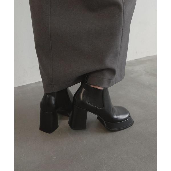 ブーツ 「レイン対応」サイドゴアストームショートブーツ レディース