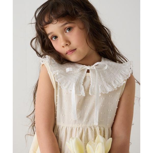 つけ襟 付け襟 入学式 卒園式 シャーリングレース付け襟 キッズ 子供 女の子