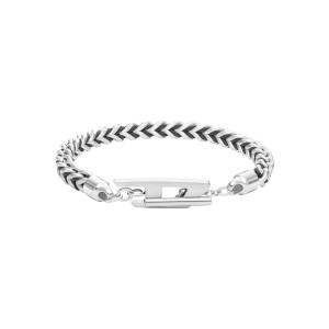 DIESEL ジュエリーブレスレット　シルバーバングル ディーゼル アクセサリー メンズ ブレスレット シルバー DX1457931