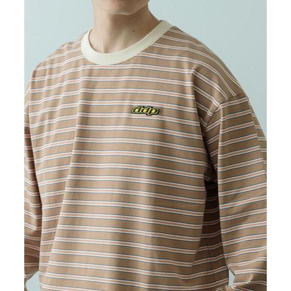 tシャツ ddp　Retro Border Ringer Long-Sleeve T-shirts ...