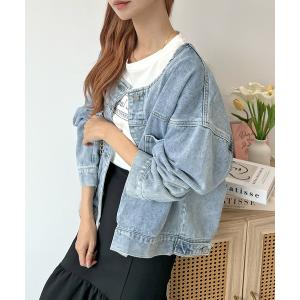 Live in comfort デニムジャケット gジャン リブ イン コンフォート