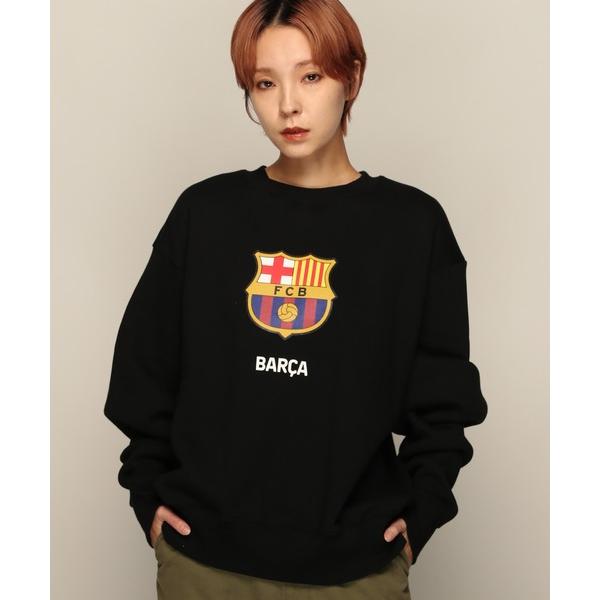 トレーナー スウェット 「FC BARCELONA」FCバルセロナ クレスト アンド バルサ クルー...
