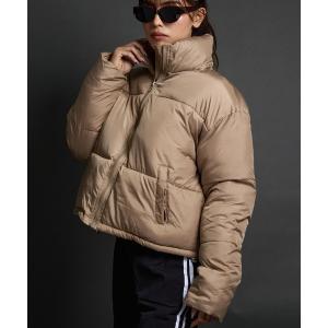 ダウンコート ダウンジャケット スタンドネックエコダウンジャケット レディース