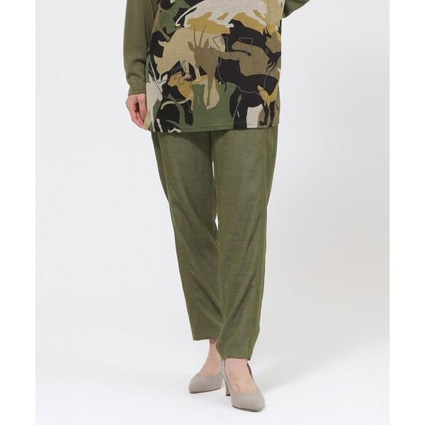 パンツ 「カタログ掲載品」「ウォッシャブル」デニムライクベイカーパンツ レディース