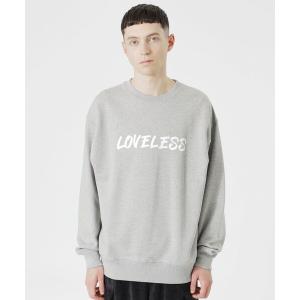 トレーナー スウェット LOVELESSロゴスウェット メンズ