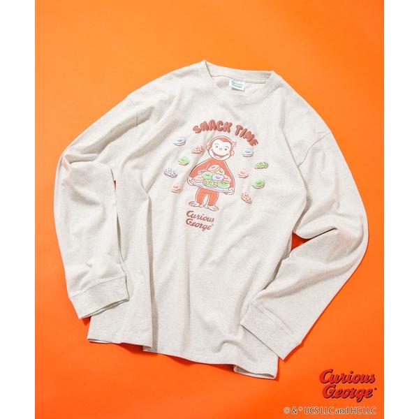 tシャツ 「CURIOUS GEORGE/おさるのジョージ」 オリジナルデザイン ロンT ジョージ ...