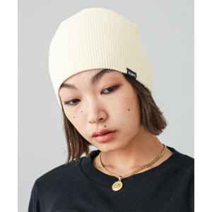 X-girl（エックスガール） ニット帽 ニットキャップ REVERSIBLE
