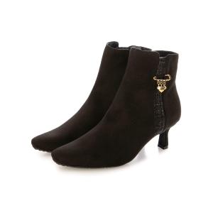 ブーツ 2WAYチャームショートブーツ レディース