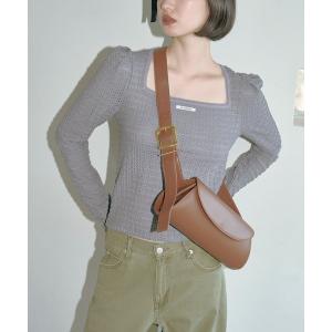 tシャツ スクエアレーシートップス レディース