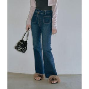 ジーンズ デニム デニムパンツ ブーツカットデニム レディース