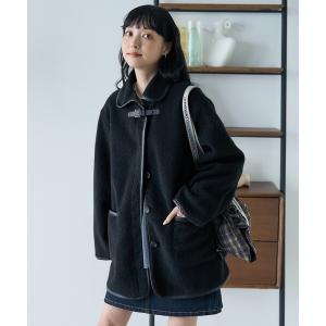 コート アウター ミニベルトブークレジャケット レディース